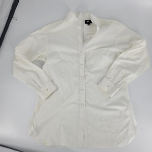 W by Worth White Tuxedo Style with Back Split